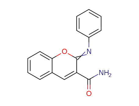 2-[(Z)-Phenylimino]-2H-chromene-3-carboxylic acid amide