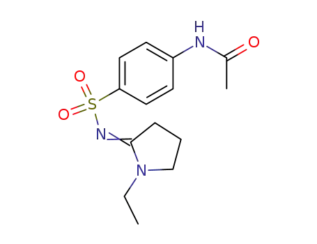 N-{4-[1-Ethyl-pyrrolidin-(2Z)-ylidenesulfamoyl]-phenyl}-acetamide