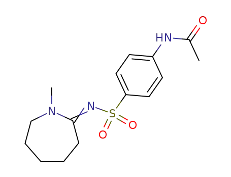 N-{4-[1-Methyl-azepan-(2Z)-ylidenesulfamoyl]-phenyl}-acetamide