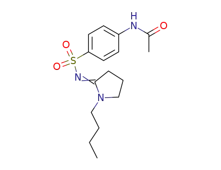N-{4-[1-Butyl-pyrrolidin-(2Z)-ylidenesulfamoyl]-phenyl}-acetamide