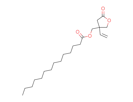 4-<(tetradecanoyloxy)methyl>-4-vinyltetrahydro-2-furanone