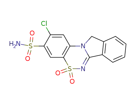2-Chloro-3-sulfamoyl-11H-isoindolo<1,2-c><1,2,4>benzothiadiazine 5,5-dioxide