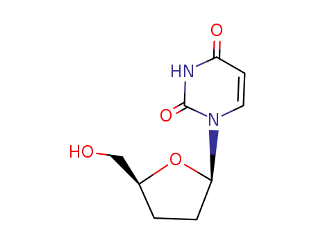 Molecular Structure of 5983-09-5 (2',3'-Dideoxyuridine)
