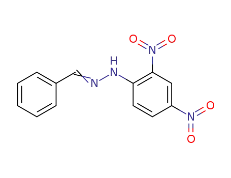 Molecular Structure of 1157-84-2 (BENZALDEHYDE 2,4-DINITROPHENYLHYDRAZONE)