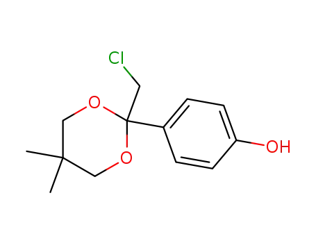 2-chloromethyl-5,5-dimethyl-2-(4-hydroxyphenyl)-1,3-dioxane