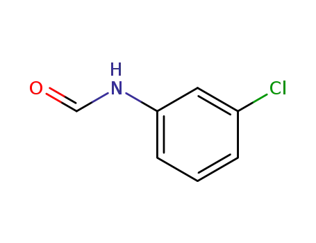 Molecular Structure of 139-71-9 (Formamide, N- (3-chlorophenyl)-)