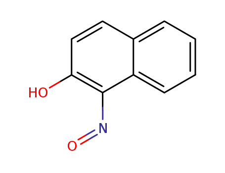 Molecular Structure of 131-91-9 (1-Nitroso-2-naphthol)