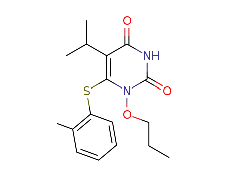 5-Isopropyl-1-propoxy-6-o-tolylsulfanyl-1H-pyrimidine-2,4-dione