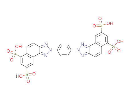2H,2'H-2,2'-p-phenylene-bis-naphtho[1,2-d][1,2,3]triazole-6,8-disulfonic acid
