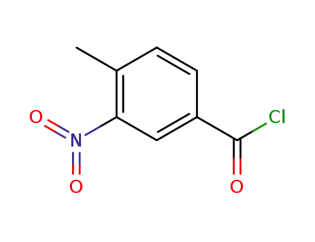Molecular Structure of 10397-30-5 (4-Methyl-3-nitrobenzoyl chloride)