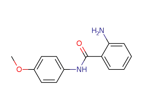 Molecular Structure of 20878-54-0 (2-AMINO-N-(4-METHOXY-PHENYL)-BENZAMIDE)