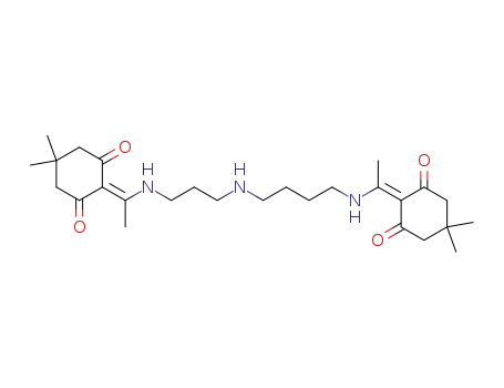 N(1),N(8)-bis[1-(4,4-dimethyl-2,6-dioxocyclohexylidene)ethyl]-spermidine
