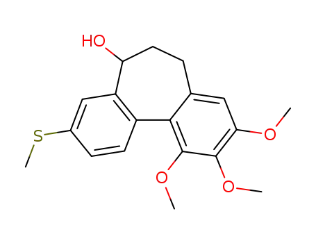 9,10,11-Trimethoxy-3-methylsulfanyl-6,7-dihydro-5H-dibenzo[a,c]cyclohepten-5-ol