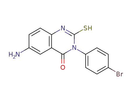 6-Amino-3-(4-bromo-phenyl)-2-mercapto-3H-quinazolin-4-one
