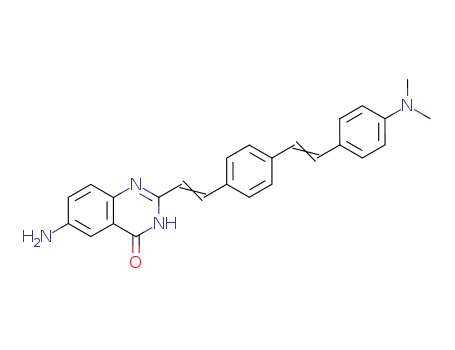 6-Amino-2-((E)-2-{4-[(E)-2-(4-dimethylamino-phenyl)-vinyl]-phenyl}-vinyl)-3H-quinazolin-4-one
