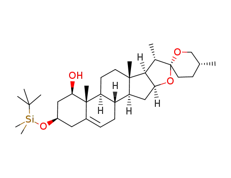 3β-O-tert-butyldimethylsilyl-(25R)-ruscogenin