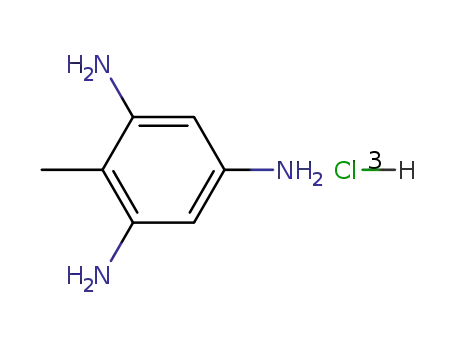 Molecular Structure of 634-87-7 (2,4,6-TRIAMINOTOLUENE TRIHYDROCHLORIDE)