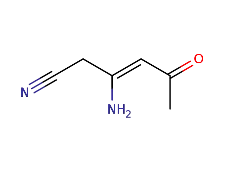 (Z)-3-Amino-5-oxo-hex-3-enenitrile
