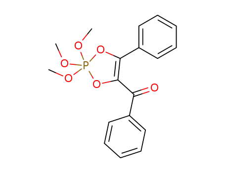 Molecular Structure of 2908-28-3 (Methanone,
(2,2-dihydro-2,2,2-trimethoxy-5-phenyl-1,3,2-dioxaphosphol-4-yl)phenyl-)