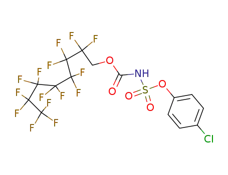 Perfluoroheptylmethyl-N-(4-chlorosulfonyl)carbamate