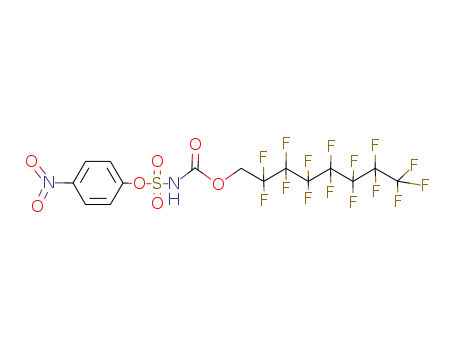 Perfluoroheptylmethyl-N-(4-nitrophenoxysulfonyl)carbamate