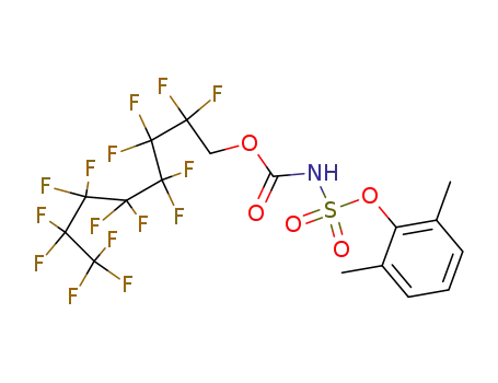 Perfluoroheptylmethyl-N-(2,6-dimethylphenoxysulfonyl)carbamate