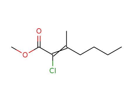 methyl 3-methyl-2-chlorohept-2-enoate