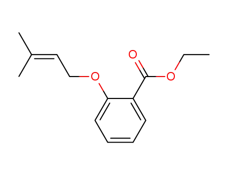 2-(3-methyl-but-2-enyloxy)-benzoic acid ethyl ester