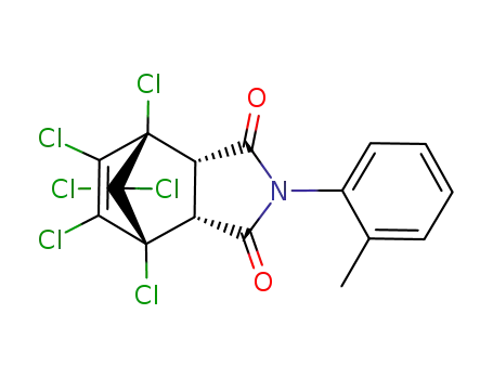 (1R,2S,6R,7S)-1,7,8,9,10,10-Hexachloro-4-o-tolyl-4-aza-tricyclo[5.2.1.02,6]dec-8-ene-3,5-dione