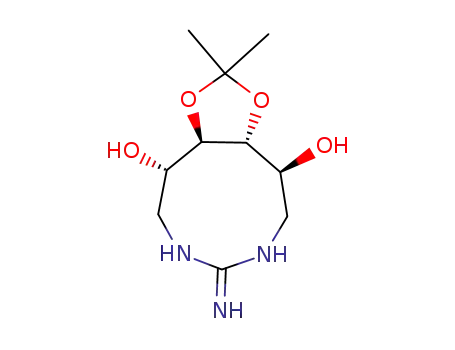 (5S,6R,7R,8S)-5,6,7,8-tetrahydroxy-6,7-methylethylidene-2-imino-1,3-diazonane