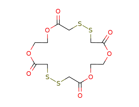 1,8,11,18-tetraoxa-4,5,14,15-tetrathia-cycloeicosane-2,7,12,17-tetraone