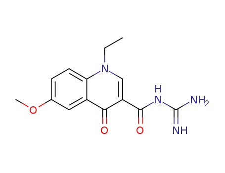 N-(1-ethyl-6-methoxy-4-oxo-1,4-dihydro-quinoline-3-carbonyl)-guanidine