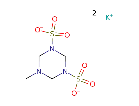 dipotassium 1-methyl-1,3,5-triazacyclohexane-3,5-disulfonate