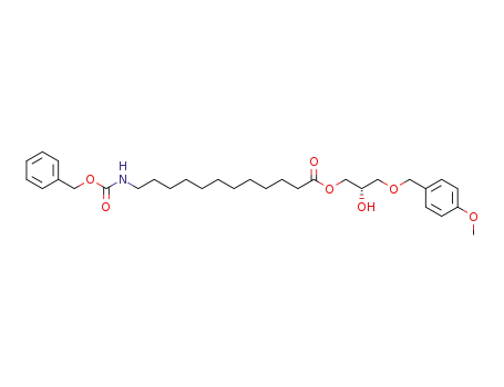 (+)-1-O-[12-N-(benzyloxycarbonyl)aminododecanoyl]-3-O-(4-methoxybenzyl)-sn-glycerol