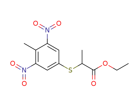 2-(4-methyl-3,5-dinitro-phenylsulfanyl)-propionic acid ethyl ester