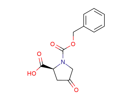 Molecular Structure of 64187-47-9 (N-Carbobenzoxy-4-oxo-L-proline)
