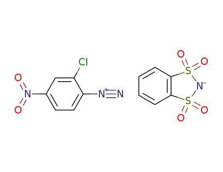 2-chloro-4-nitrobenzenediazonium o-benzenedisulfonimide