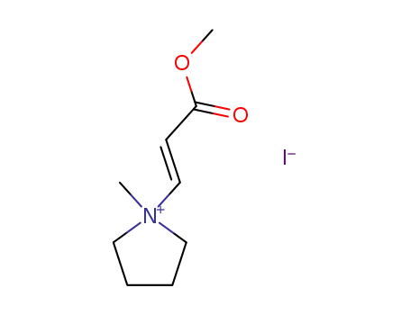 1-((E)-2-Methoxycarbonyl-vinyl)-1-methyl-pyrrolidinium; iodide