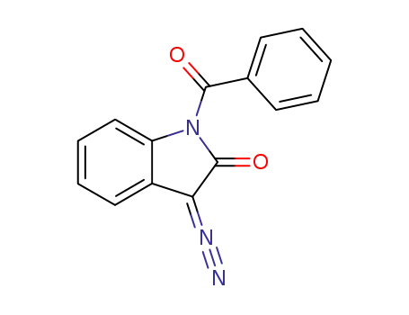 1-benzoyl-3- diazoindolin-2-one