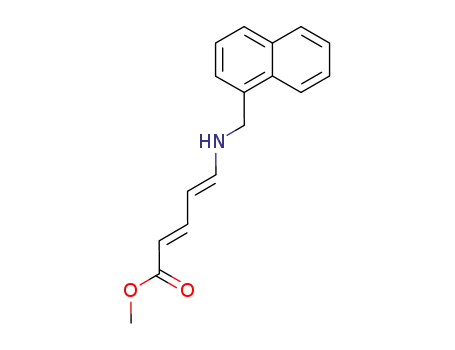 methyl 5-(1-naphthalenemethylamino)-2,4-pentadienoate