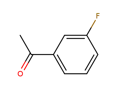 Molecular Structure of 455-36-7 (3'-Fluoroacetophenone)