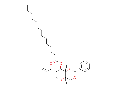 1,5-anhydro-4,6-O-benzylidene-2-deoxy-2-C-(2-propenyl)-3-O-myristoyl-D-glucitol