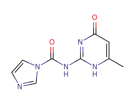 Molecular Structure of 561316-60-7 (1H-Imidazole-1-carboxamide,
N-(1,4-dihydro-6-methyl-4-oxo-2-pyrimidinyl)-)