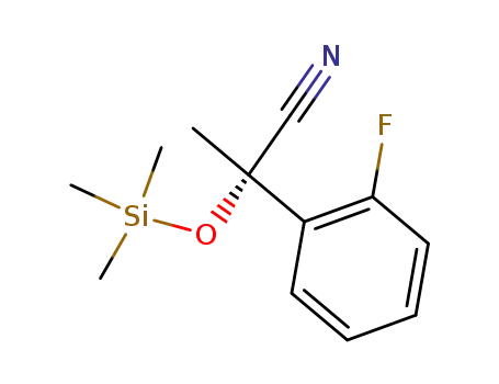 (S)-2-(2-fluorophenyl)-2-((trimethylsilyl)oxy)propanenitrile