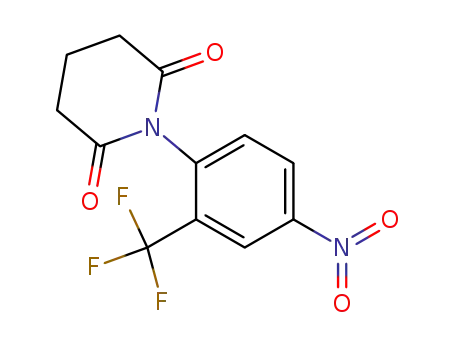 1-(4-nitro-2-trifluoromethyl-phenyl)-piperidine-2,6-dione
