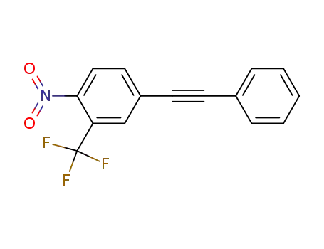 1-Nitro-4-phenylethynyl-2-trifluoromethyl-benzene