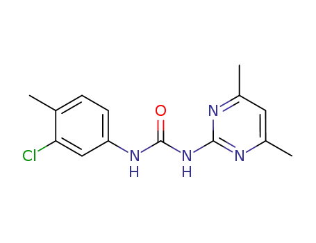 1-(3-chloro-4-methyl-phenyl)-3-(4,6-dimethyl-pyrimidin-2-yl)-urea