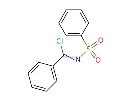 Molecular Structure of 4513-25-1 (N-(CHLORO-PHENYL-METHYLENE)-BENZENESULFONAMIDE)