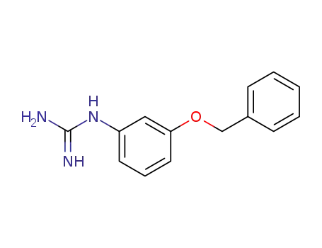 Molecular Structure of 205935-12-2 (Guanidine, [3-(phenylmethoxy)phenyl]-)