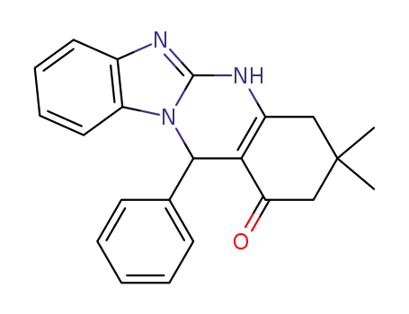 3,3-dimethyl-12-phenyl-1,2,3,4,5,12-hexatrahydro-[4,5]imidazolo [2,1-b]quinazolin-1-one
